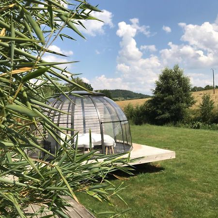 Les Nuits Insolites De La Mothe - Hebergement En Bulle Ou Tiny House Avec Spa Privatif Outremecourt Exterior foto